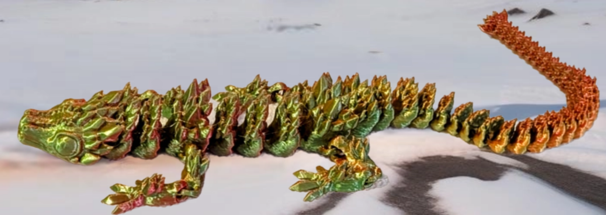 Articulating Winged Dragon