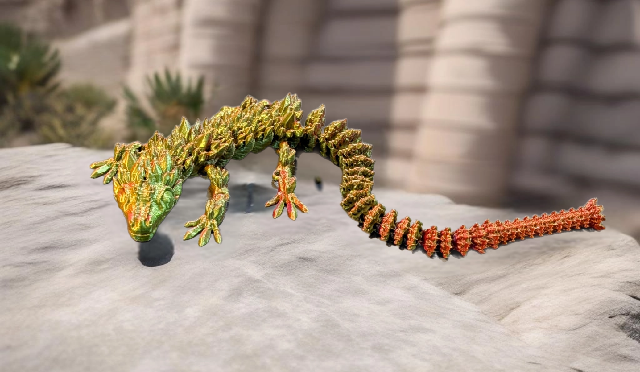 Articulating Winged Dragon