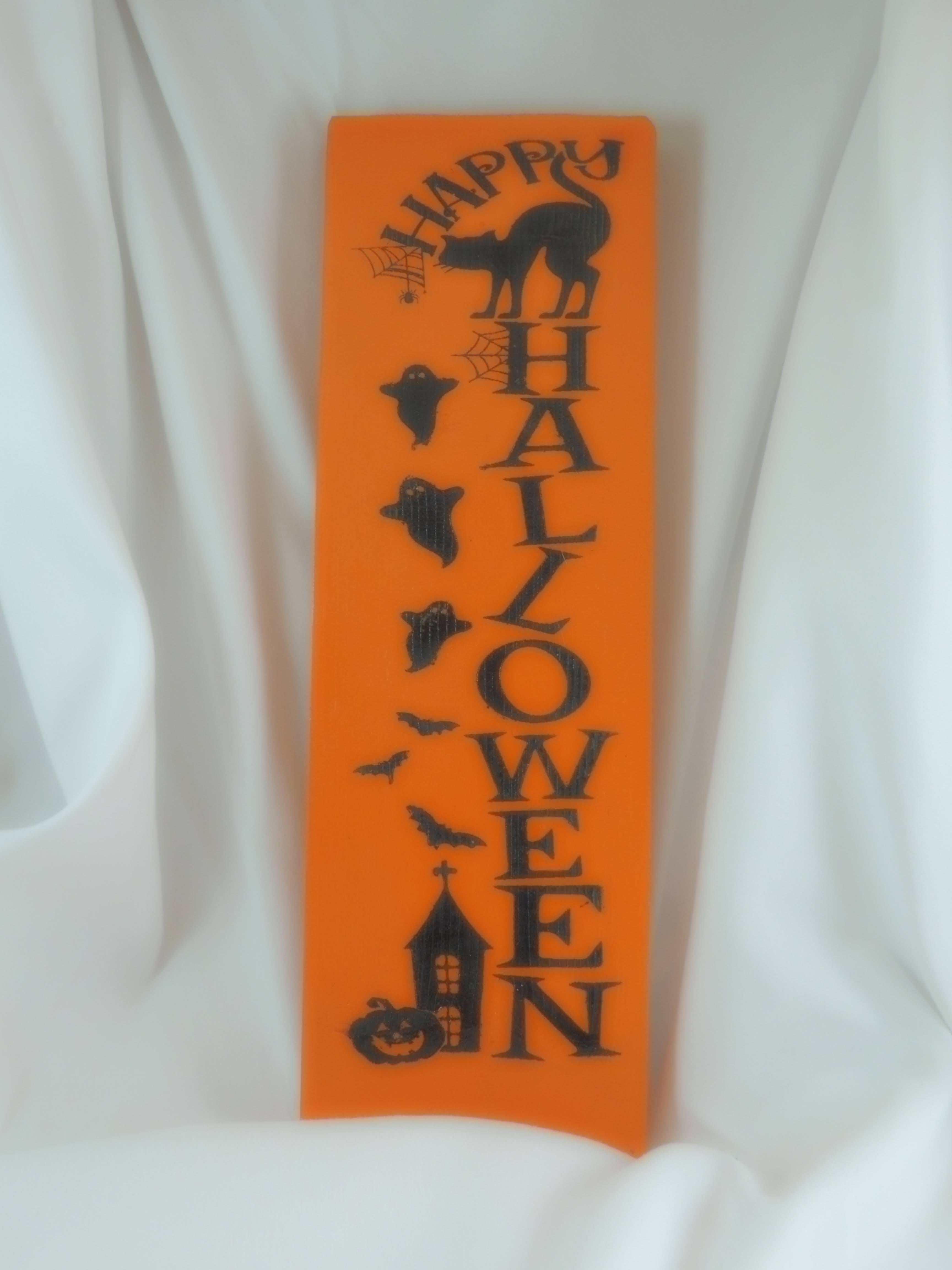Halloween Mantle\Shelf sign